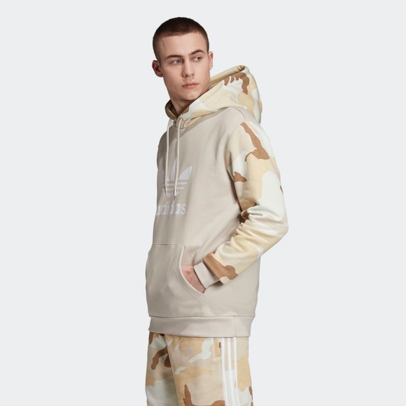 Adidas Originals Camo Beige Hoody - Picture 8 of 8